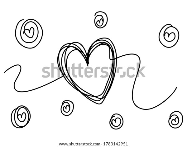 Coarse\
round handwriting drawn with thin lines of tangled yarn. Isolated\
against a white background. Vector\
illustration