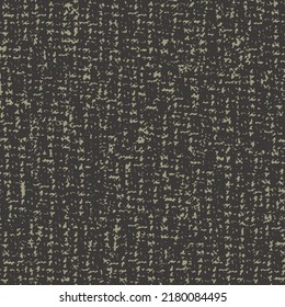 Coarse rug texture. Rustic fabric made of jute, wool or cotton. Distressed knit structure. Abstract vector.