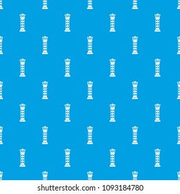 Coast beacon pattern vector seamless blue repeat for any use