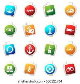 Coast Guard color icon for web sites and user interfaces