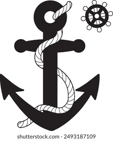 Coast Guard Day Vector Art, Icons, heavy, hipster, hook, icon, iron, logo, logotype, marin, metal, minimalist, nautical, ocean, pirate