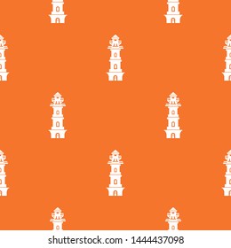 Coast lighthouse pattern vector orange for any web design best
