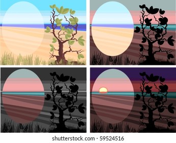 coast with a place for text