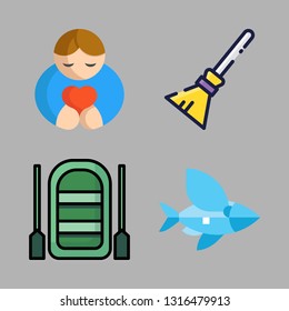 coast vector icon set