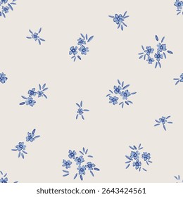 Coastal Floral Design Kids For Print Fabrics