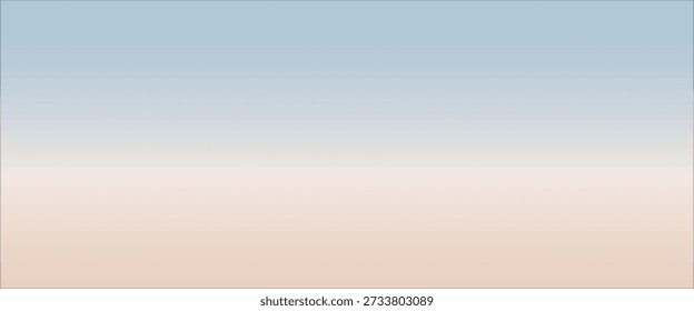 Coastal sunrise gradient with soft blue tones, gentle sand warmth, and airy morning light. A peaceful seaside atmosphere, suitable for backgrounds, web design, branding, posters, editorial layouts, and modern minimalist visuals.