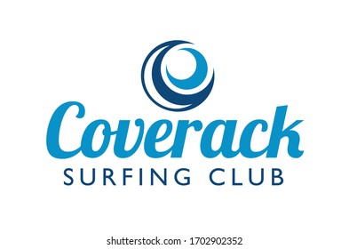 A coastal surfing logo from the Lizard Peninsuar in Cornwall, United Kingdom