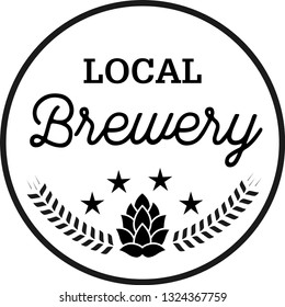 Coaster for beer with hand written lettering text. Bierdeckel, beermat for bar, pub, beerhouse. Round  stand. Beer, brewery, oktoberfest. Isolated