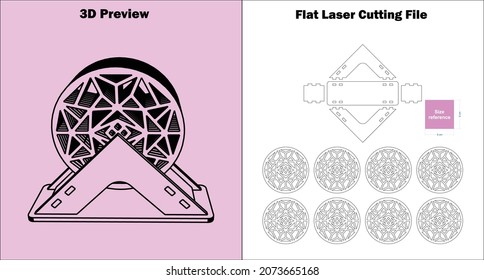 Coaster and Holder
this is an incredible Coaster and Holder which can be used for all 3mm material thicknesses and is a good idea for decoration.