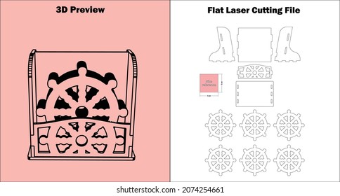 Coaster and Holder
this is an incredible Coaster and Holder which can be used for all 3mm material thicknesses and is a good idea for decoration.