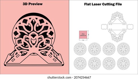 Coaster and Holder
this is an incredible Coaster and Holder which can be used for all 3mm material thicknesses and is a good idea for decoration.