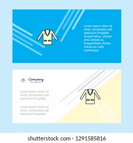 coat abstract corporate business banner template, horizontal advertising business banner.