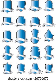 Coat of arm vector set