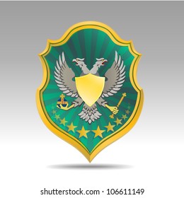 coat of arms with bird