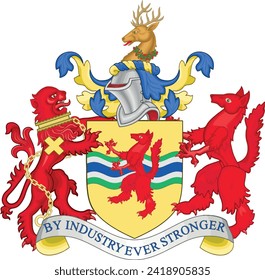 Coat of arms of the BOROUGH OF ENFIELD, LONDON