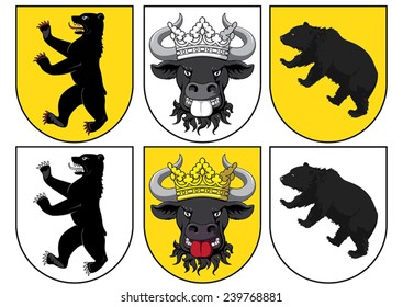 Coat of arms - bull and bears