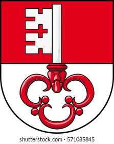 coat of arms of canton Obwalden - vector
