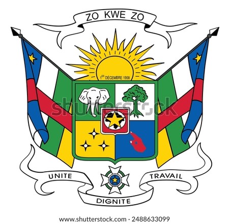 Coat of arms of Central African Republic