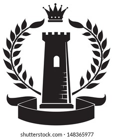 coat of arms depicting a chess rook