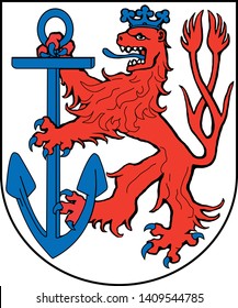 Coat of Arms of the German City of Dusseldorf