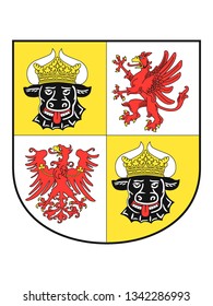 Coat of Arms of the German State of Mecklenburg-Vorpommern