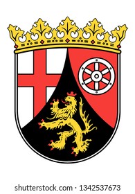 Coat of Arms of the German State of Rhineland-Palatinate