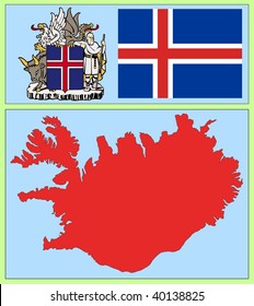 coat of arms Iceland