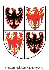 Coat of Arms of the Italian Region of Trentino-South Tyrol