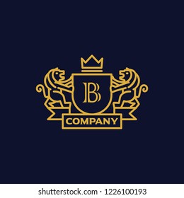 Coat of Arms Letter 'B' Company
