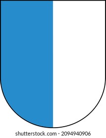 Coat of arms of Lucerne-Luzern, Switzerland 