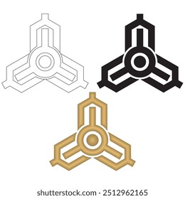 Coat Of Arms Of Miyazaki Vector Illustration
