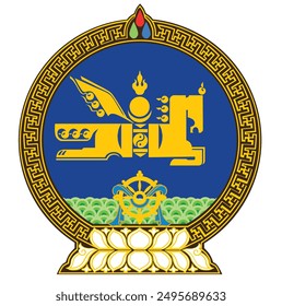 Coat of arms of Mongolia
