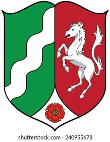 coat of arms of North Rhine-Westphalia