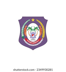 COAT OF ARMS OF THE PROVINCE OF GORONTALO - LAMBANG LOGO GORONTALO