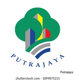 Coat Of Arms Of Putrajaya Is A Malaysian Region. Vector Heraldic Emblem