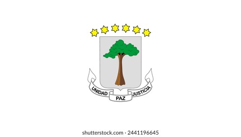 Coat of arms of republic equatorial guinea.equatoguinean sign