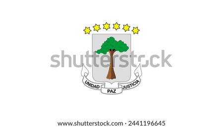 Coat of arms of republic equatorial guinea.equatoguinean sign