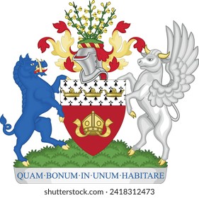 Coat of arms of the ROYAL BOROUGH OF KENSINGTON AND CHELSEA, LONDON