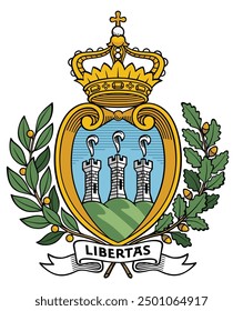 Coat of arms of San Marino