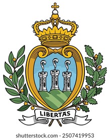 Coat of arms of San Marino