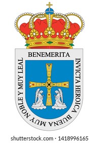 Coat of Arms of the Spanish City of Oviedo