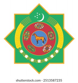 Coat of arms of Turkmenistan