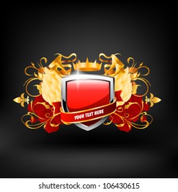 Coat of arms vector