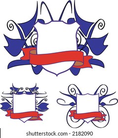 Coat of arms. Vector design elements