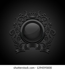Escudo de armas. Ilustración vectorial.
