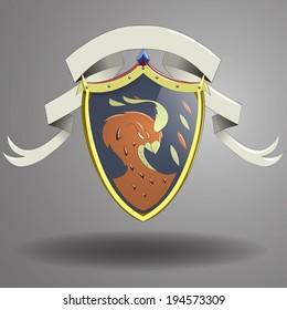 Coat of arms. Vector illustration.