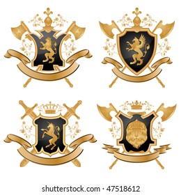 Coat of arms. Vector illustration.