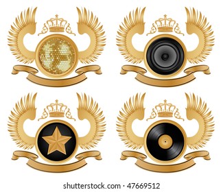Coat of arms. Vector illustration.