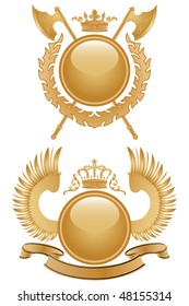 Coat of arms. Vector illustration.