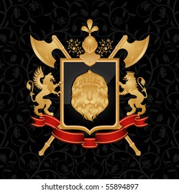 Coat of arms. Vector illustration.